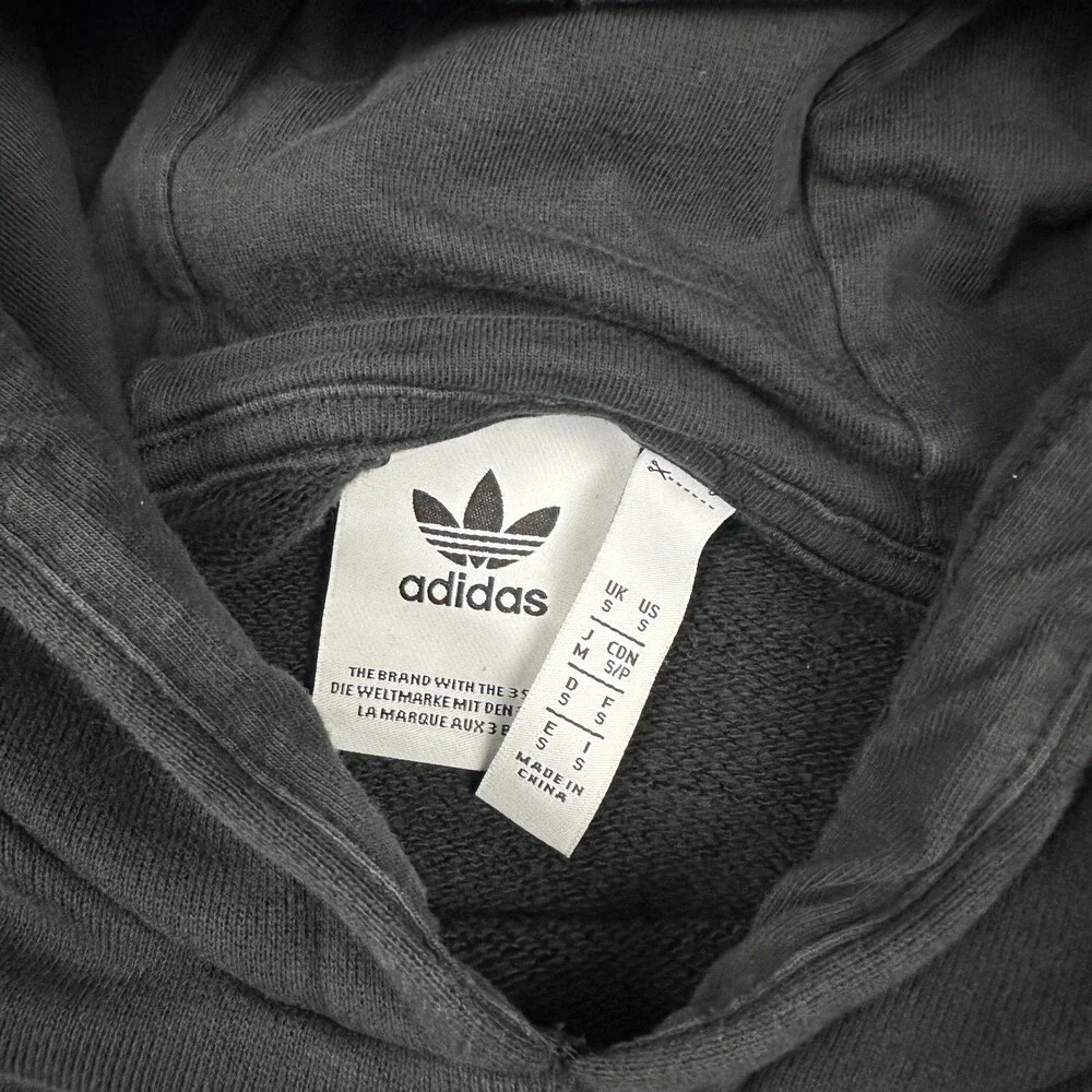 Adidas Hoodie Men Small Black Sunburst Graphic Change Is Team Sport Sweatshirt S